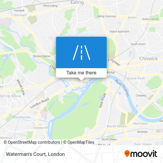 Waterman's Court map