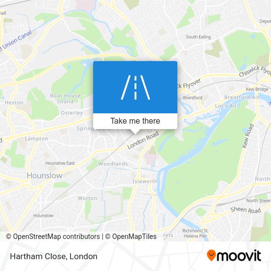 Hartham Close map