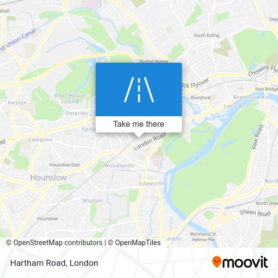 Hartham Road map