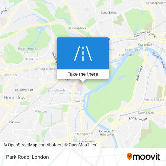 Park Road map