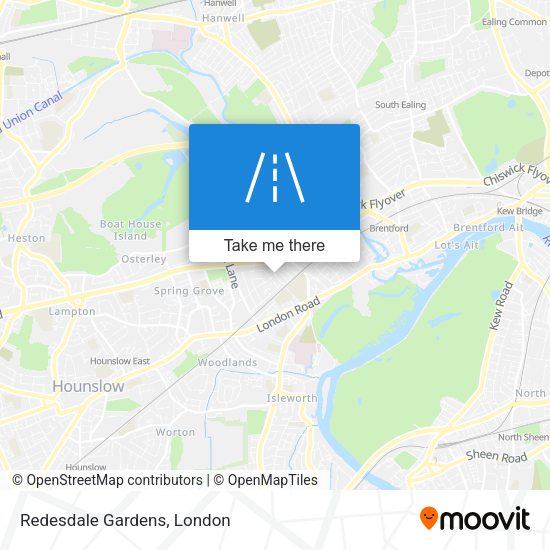 Redesdale Gardens map