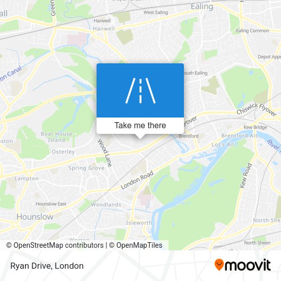 Ryan Drive map