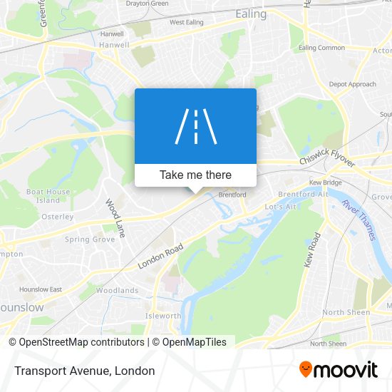 Transport Avenue map