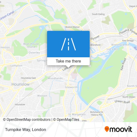 Turnpike Way map