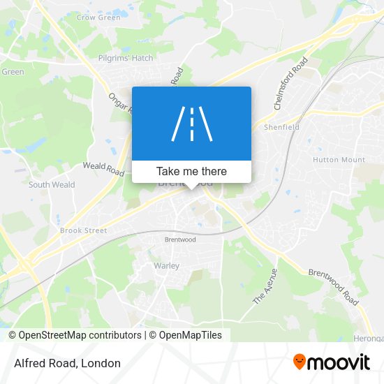 Alfred Road map