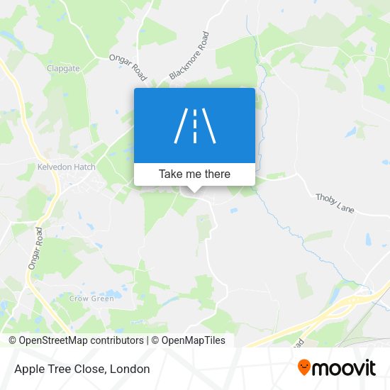Apple Tree Close map