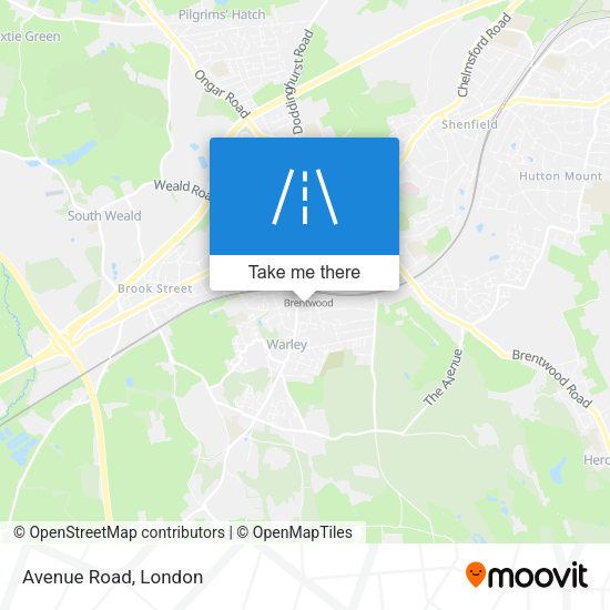 Avenue Road map