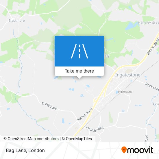 Bag Lane map