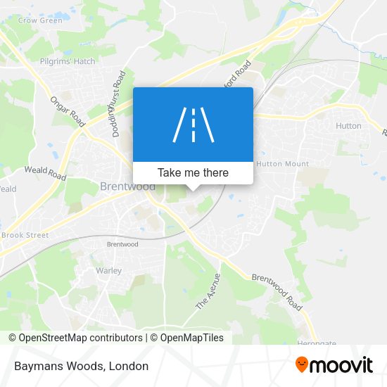 Baymans Woods map