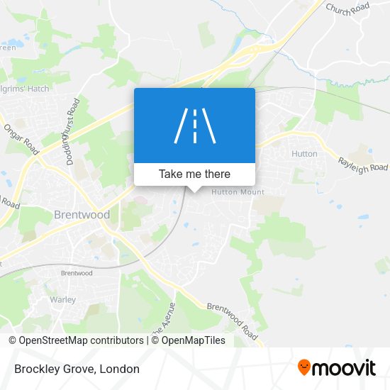 Brockley Grove map