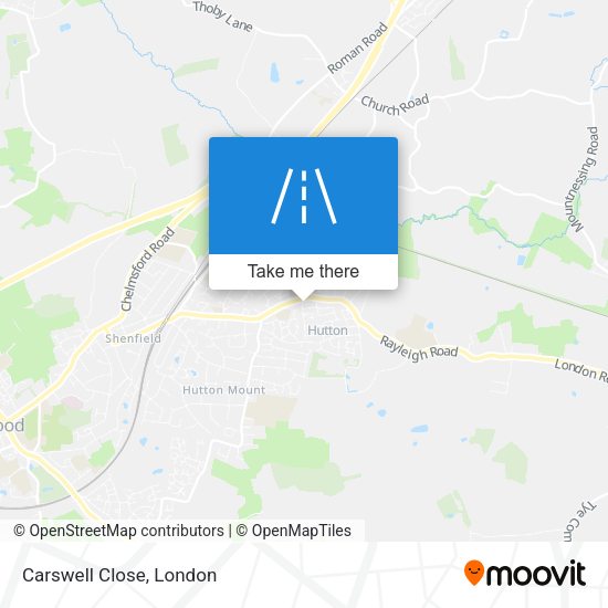 Carswell Close map