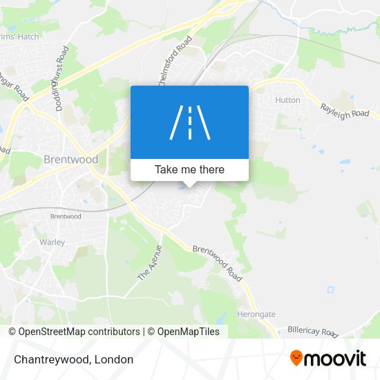 Chantreywood map