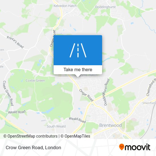 Crow Green Road map