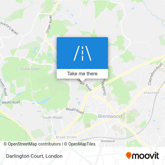 Darlington Court map