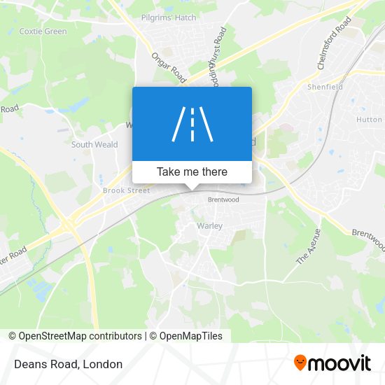 Deans Road map