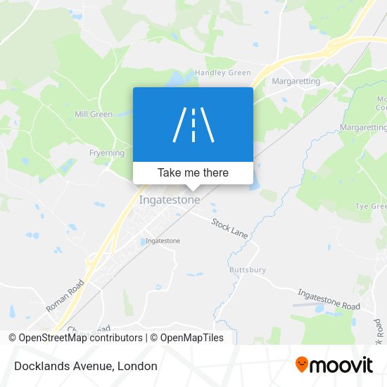 Docklands Avenue map