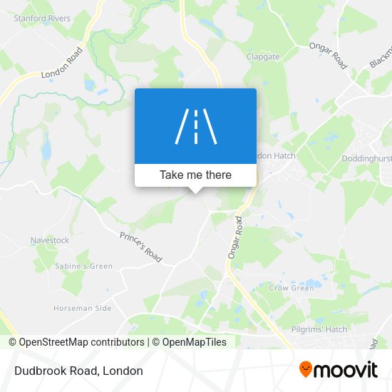 Dudbrook Road map