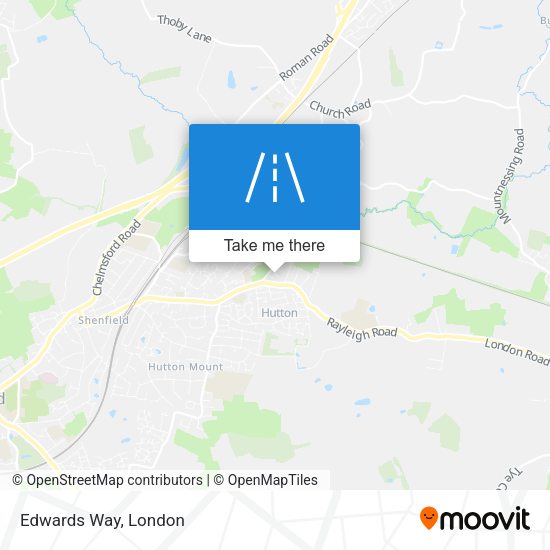 Edwards Way map