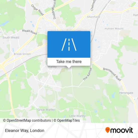 Eleanor Way map