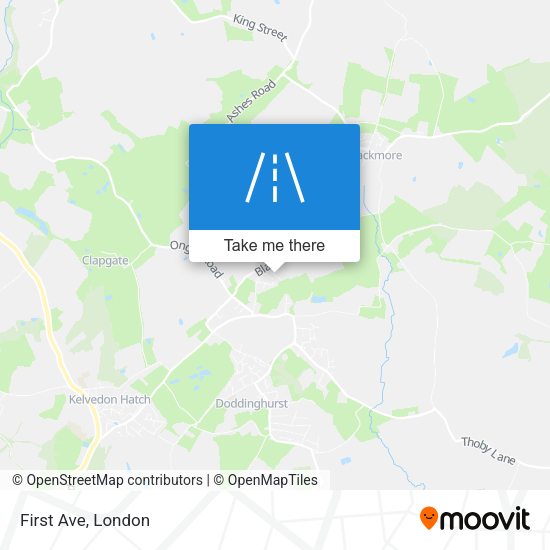 First Ave map