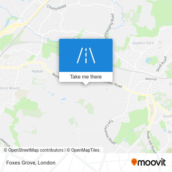 Foxes Grove map
