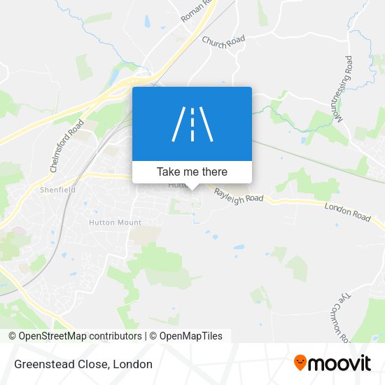 Greenstead Close map