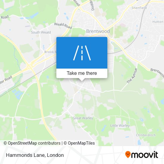 Hammonds Lane map