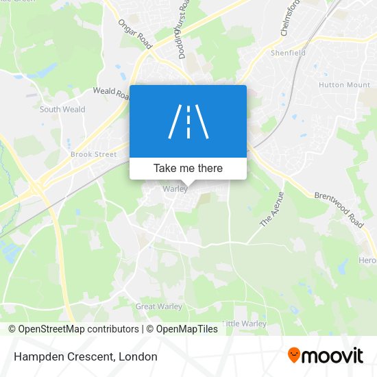 Hampden Crescent map