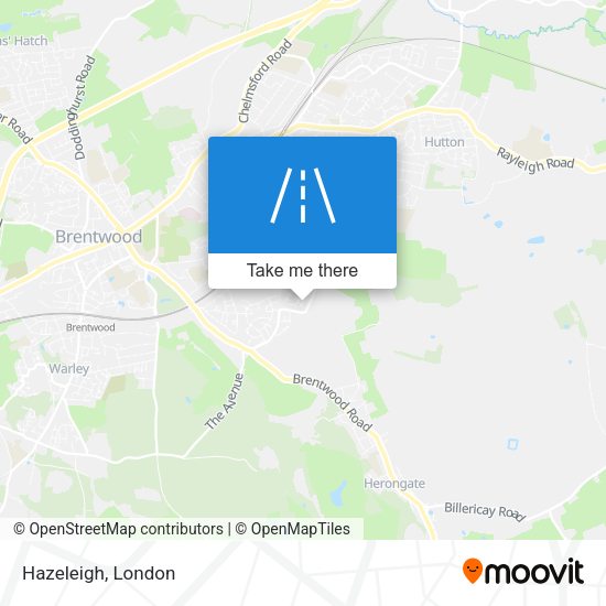 Hazeleigh map