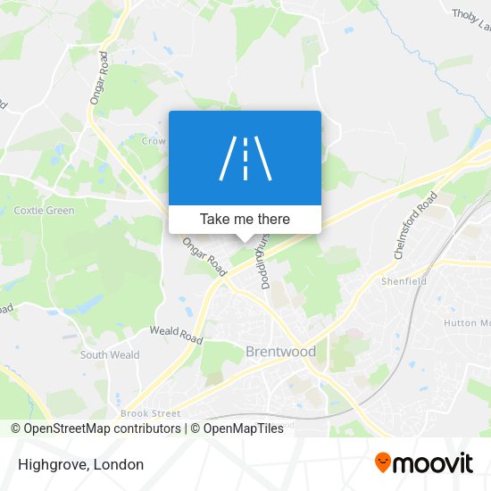 Highgrove map