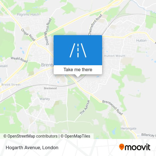 Hogarth Avenue map