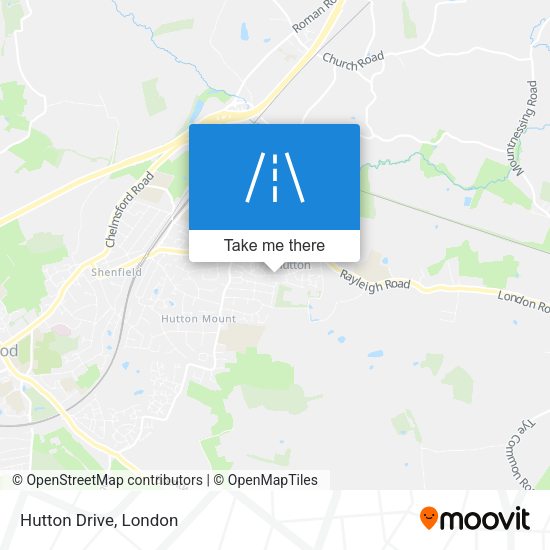 Hutton Drive map