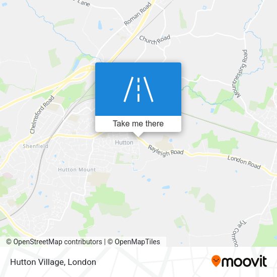 Hutton Village map
