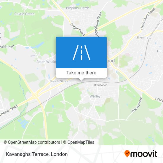 Kavanaghs Terrace map