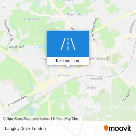 Langley Drive map