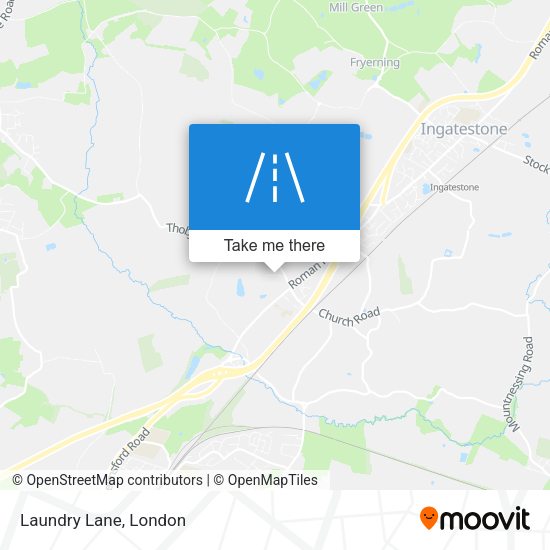 Laundry Lane map