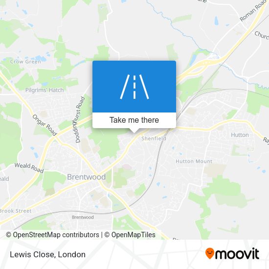 Lewis Close map