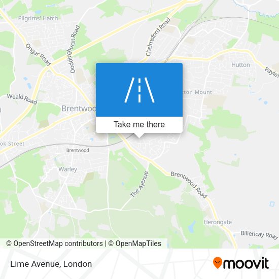 Lime Avenue map
