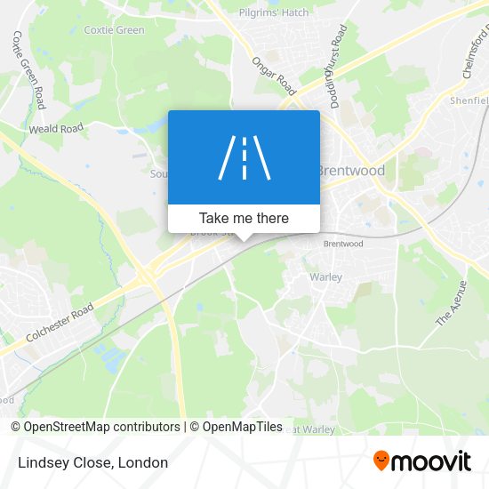 Lindsey Close map