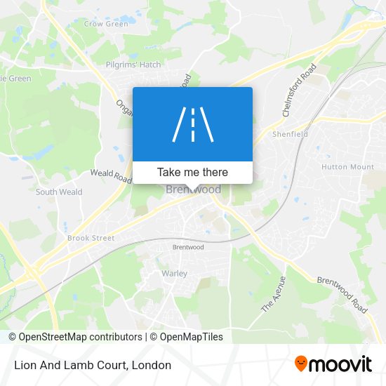Lion And Lamb Court map