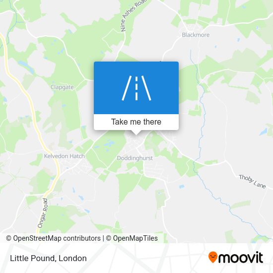 Little Pound map