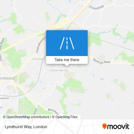 Lyndhurst Way map