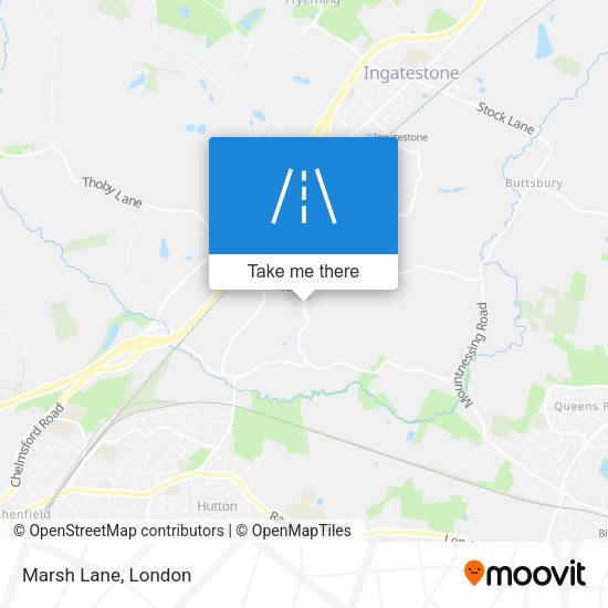 Marsh Lane map