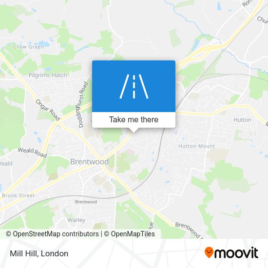 Mill Hill map