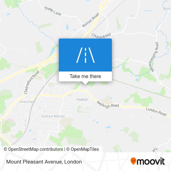 Mount Pleasant Avenue map