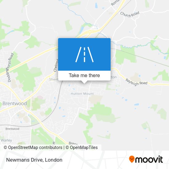 Newmans Drive map