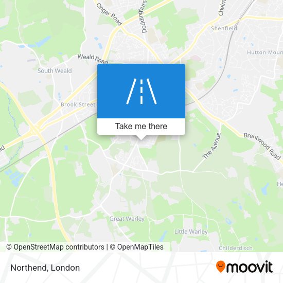 Northend map