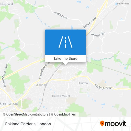 Oakland Gardens map