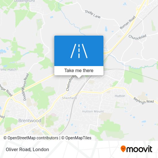 Oliver Road map