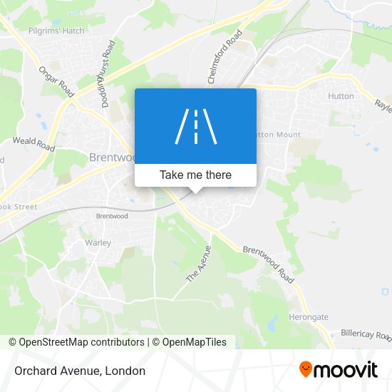 Orchard Avenue map